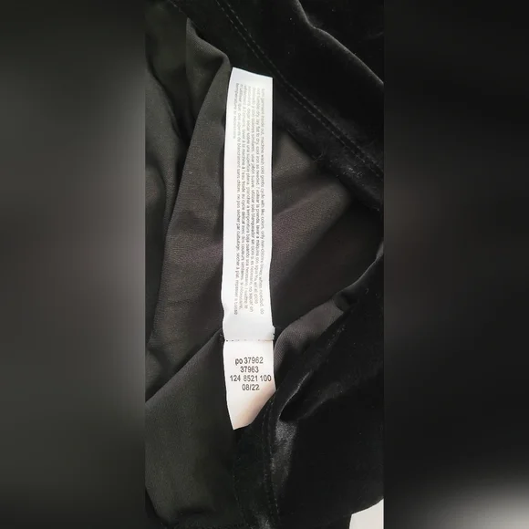 NWT! Eloquii Black Velvet and Pearl Women's Embellished Sweetheart Dress… - Picture 5 of 10